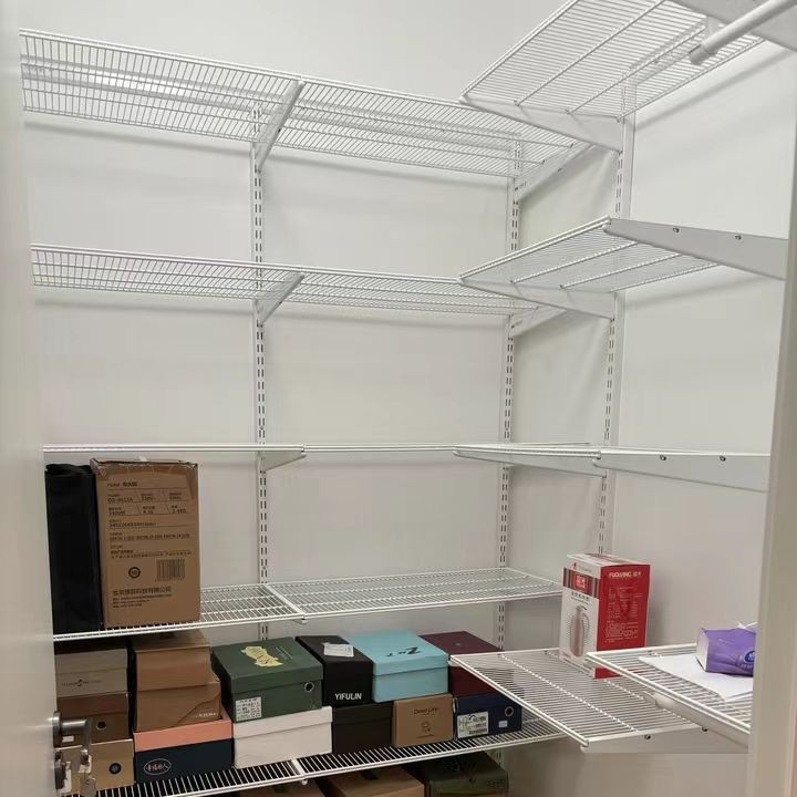 800-Unit Metal Storage Room Wall-Mounted Storage Rack Custom Utility Cabinet Storage Entry Environmentally Friendly Storage Metal Rack