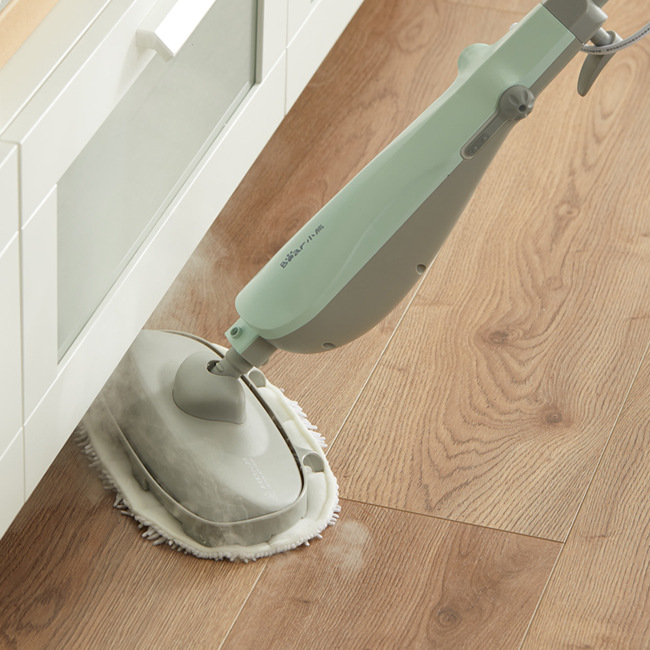 Bear Steam Mop Household Electric High-Temperature Sterilization and Mite Removal Floor Cleaning Machine Mopping Floor Washing Machine Vacuum Cleaner Companion