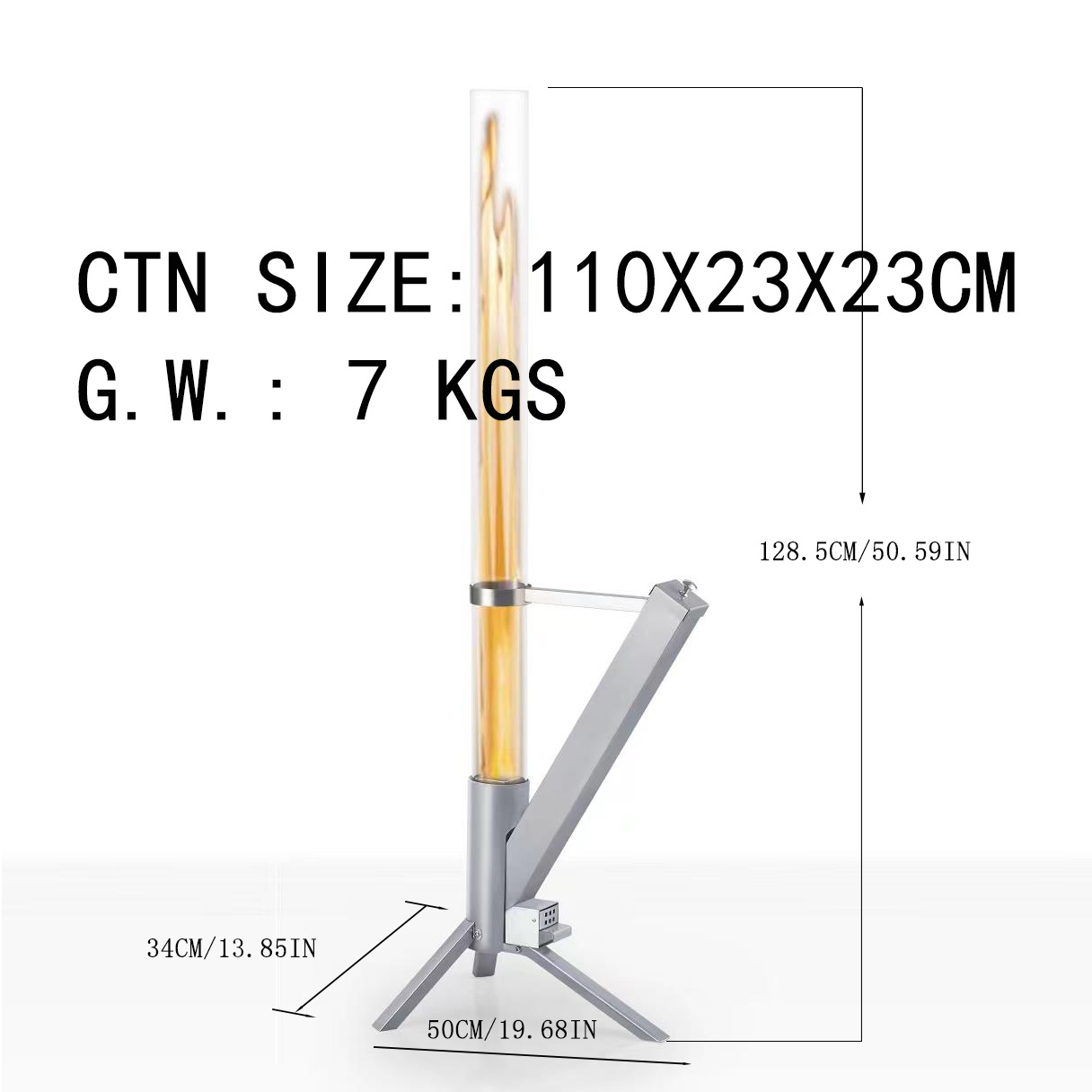 Современная печь для отопления на биомассе для открытых террас, экологичное топливо, бездымная, нержавеющая сталь