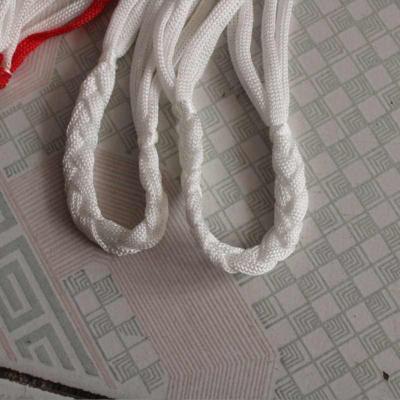 Manufacturer's Tennis Bag with Thick Red Racket Holder, White Basketball and Soccer Ball Bag, Can Hold a Single Woven Basketball