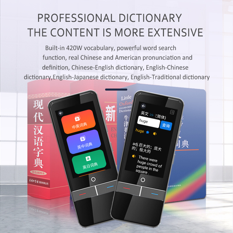 Cross-Border Intelligent Voice Translator Simultaneous Translation Photo Translation Pen Offline Dialogue Translator 139 Language F6