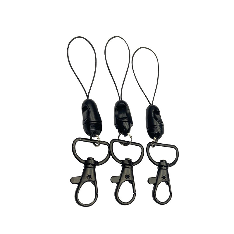 In-Stock Electrophoresis Black Zinc Alloy Dog + Landmine Buckle Webbing Brand Buckle Lanyard Buckle Lobster Clasp Bag Hardware Buckle