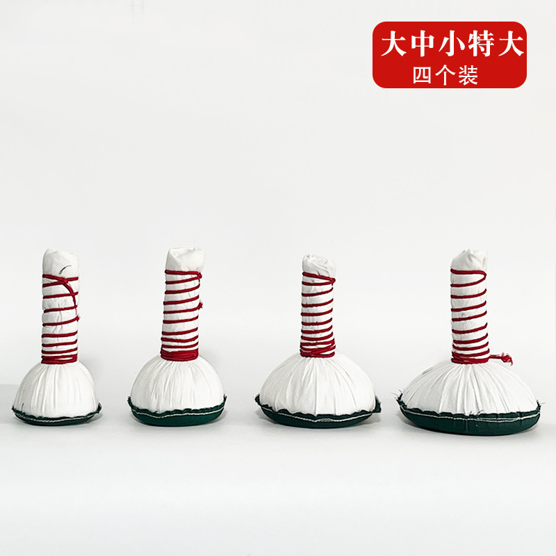 Rubbing Making Tools Hand-made Real Silk Cotton Cloth Rubbing Bag Tapes Flat-bottomed Stele Engraving Han Brick Ink Seal Engraving