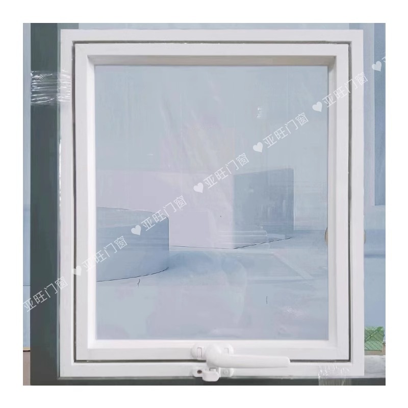 Aluminum Alloy Window Center Axis Rotating Internet Celebrity Loft Rotating Window Double-Open Arched Window French Arched Glass Window Customization