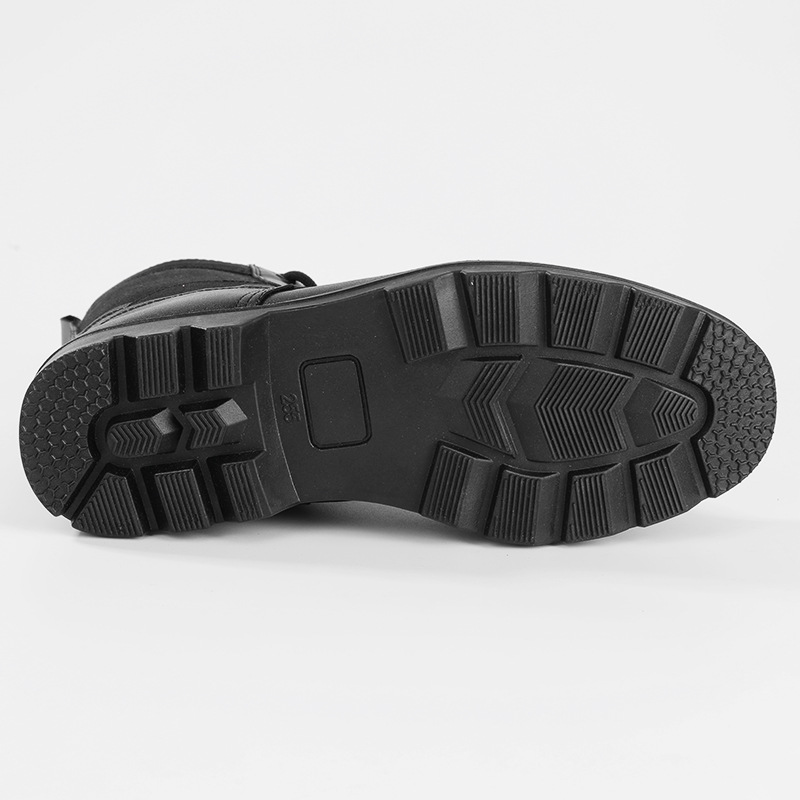 New Combat Boots Men's Security High-top Breathable Combat Spring and Summer Black Ultra-light Security Canvas Training Shoes Combat Training Boots