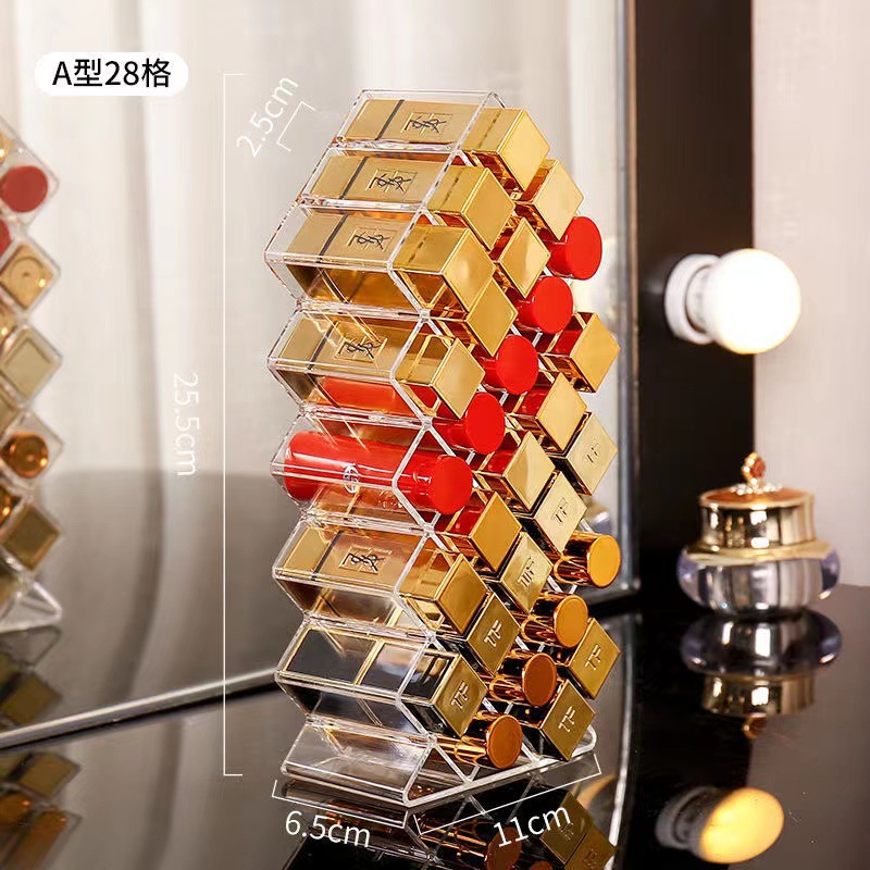 Вертикальная стойка для хранения помады в форме рыбы, ящик для хранения косметики