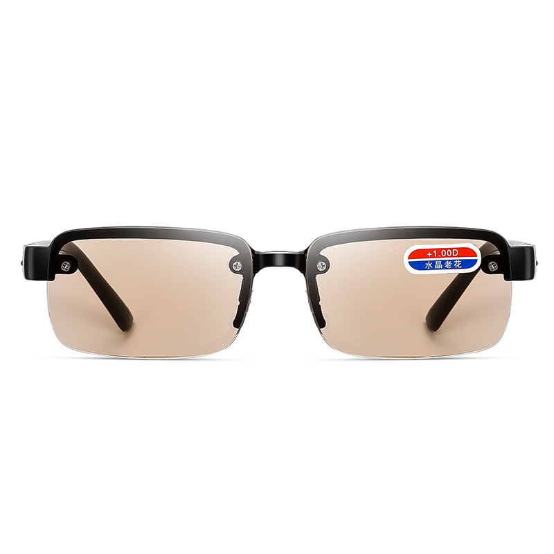 High-definition anti-blue light reading glasses super clear and comfortable elderly glasses crystal reading glasses running Jianghu stall glasses