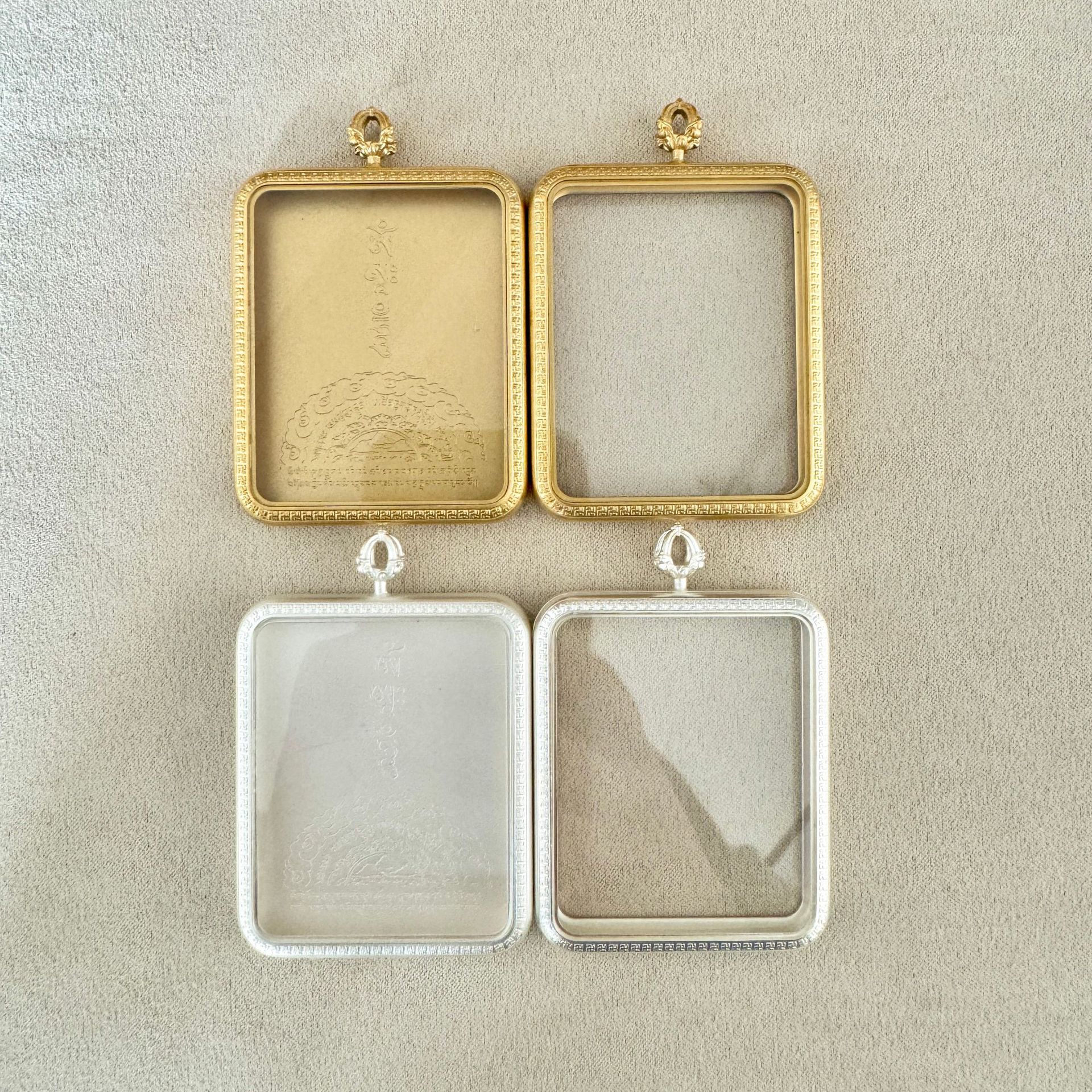 3.5*4.5 Тханка 4*5 Гаву коробка 3*4 Тханка 2.5*2.5 медь золотое покрытие водонепроницаемая односторонняя двусторонняя Тханка оболочка