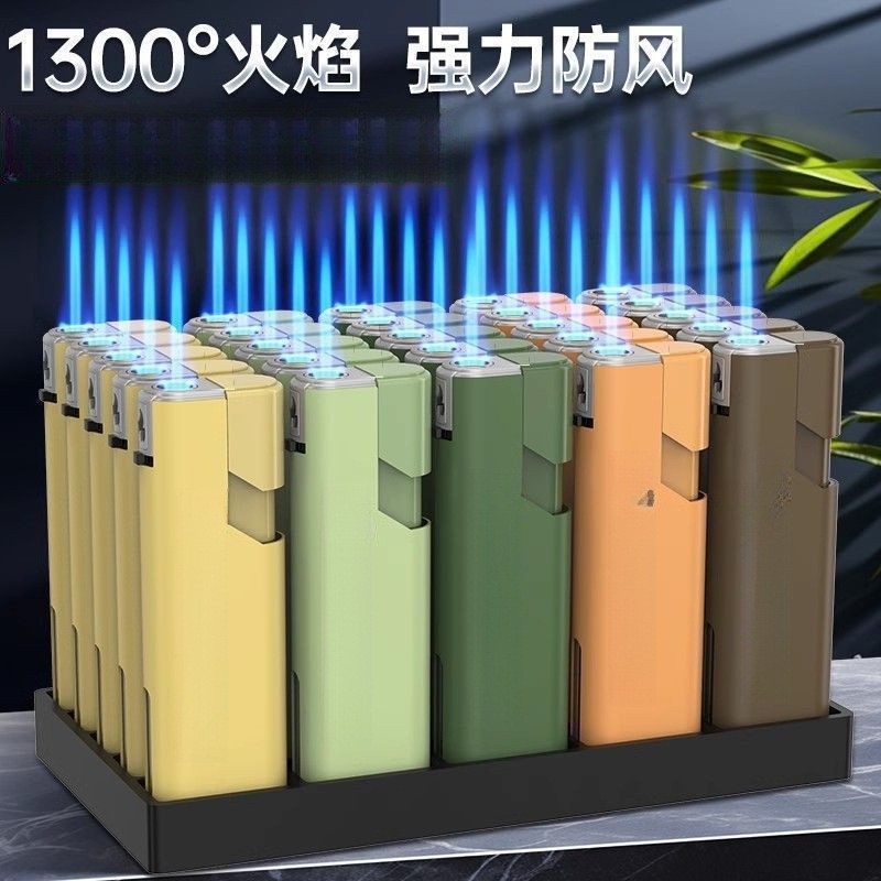 New Lighter Internet Celebrity Windproof Lighter with Printing, Durable and Permanent Wholesale Convenience, High-End Hot Style and High-End Sense
