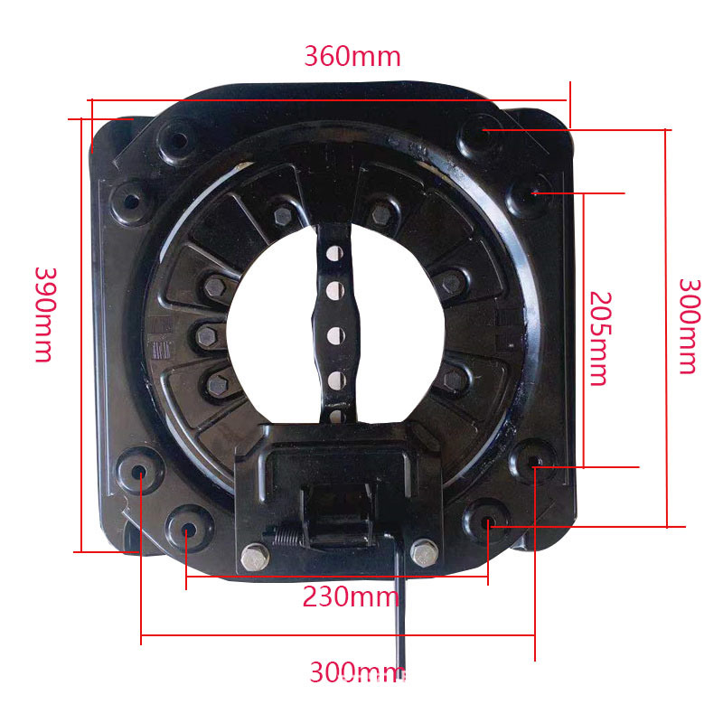 Car seat modification rotating turntable seat rotating chassis 360 degrees