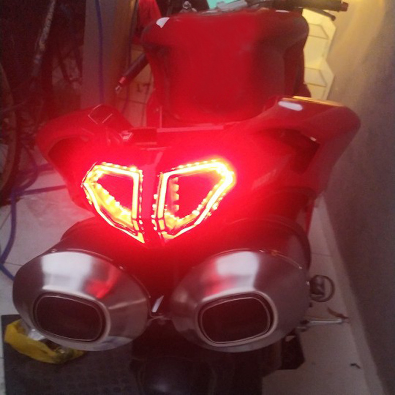 Подходит для Ducati 848 EVO 1098 1198 модифицированный LED задний фонарь