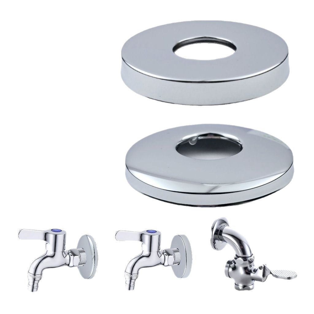 Stainless Steel 6 points flush valve cover radiator enlarged and widened shower faucet angle valve cover wall cover wall hole cover
