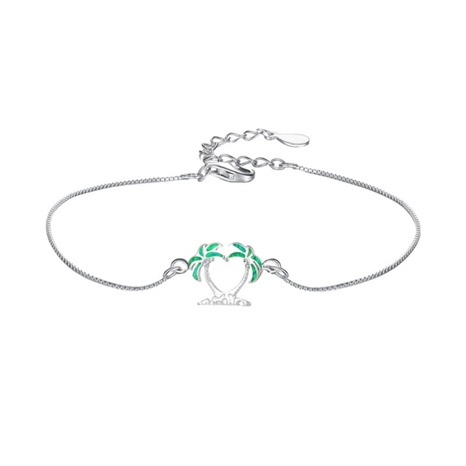 Новый опаловый браслет в стиле Гавайи с кокосовой пальмой