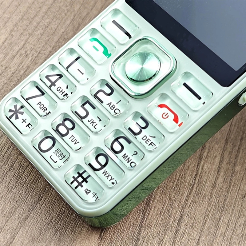 All Netcom 4G Elderly Student Mobile Phone Upper Process 5G Card Available Crystal Keys Super Long Standby 3.0 Large Screen