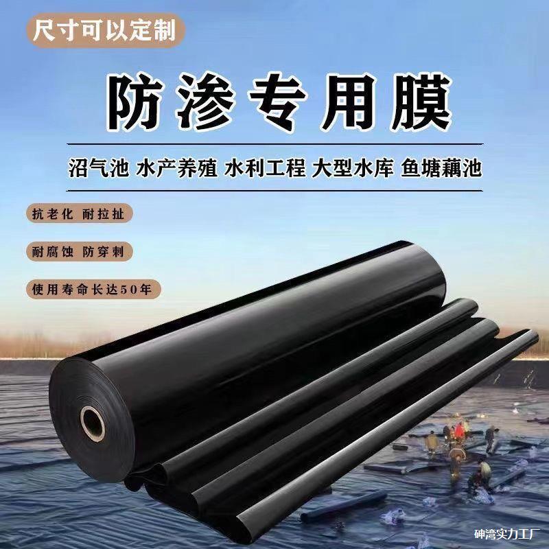 Tang Film Anti-Seepage Membrane Special Thickeneded Tarpaulin Reservoir Membrane Fish Pond Slope Protection Pool Roof Anti-Leak Geomembrane