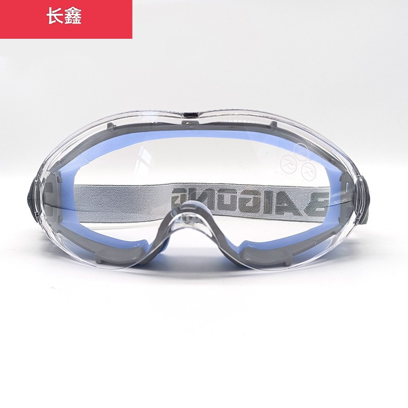 Ready Supply of Two-Color Anti-Fog Large Eye Mask, Anti-Splash, Dust-Proof, Anti-Fog, High-Definition Labor Protection Manufacturer in Stock
