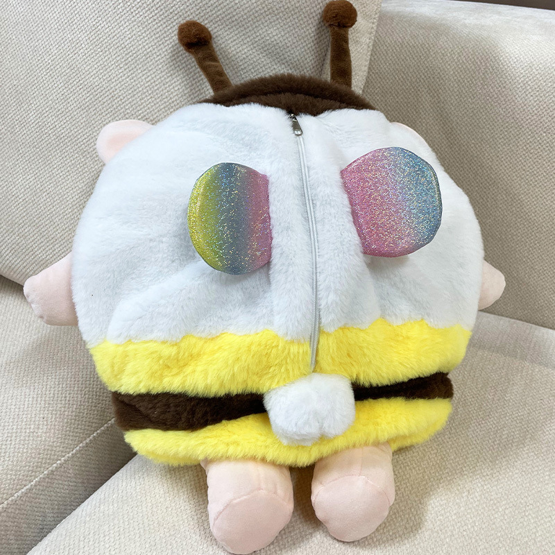 Internet Celebrity Original Leather Sheep Doll Egg Party Peripheral Plush Hot Water Bag Cartoon Cute Charging Electric Heating Bag Hand Warmer