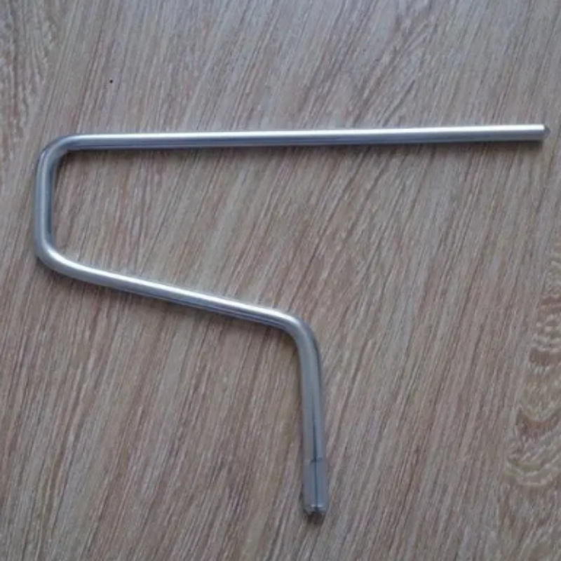 304 stainless steel rod bending solid aluminum rod bending copper rod bending punching tapping slotting cutting processing