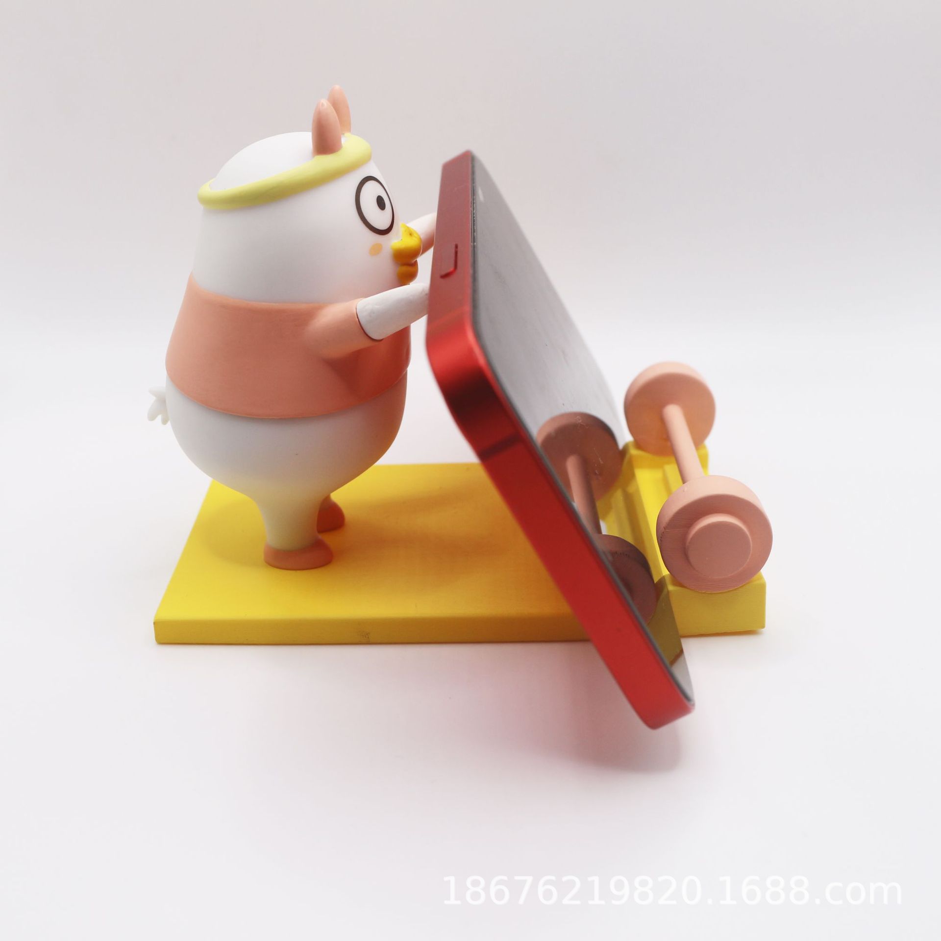 Enterprise creative gift lazy decoration mascot mobile phone holder doll PVC hand-made blind box mobile phone holder doll