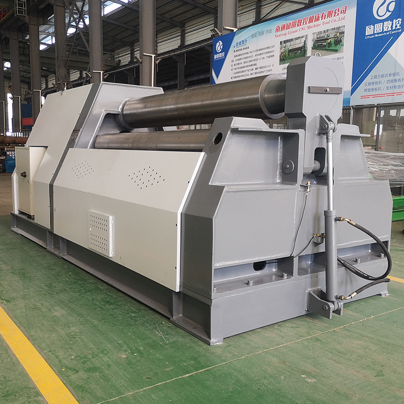 Manufacturers supply hydraulic four-roller plate bending machine automatic forming hydraulic plate bending machine automatic rolling machine wholesale