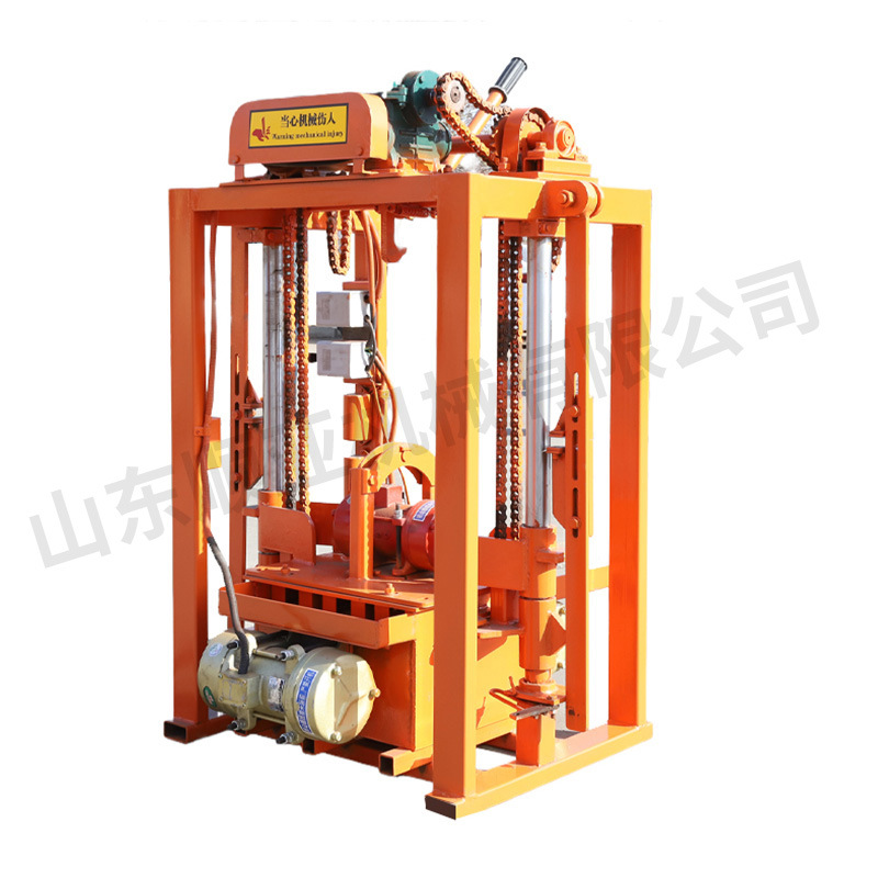 Customized African Hot-Selling Small Chain Brick-Making Machine, Fixed and Mobile Small Concrete Cement No-Bake Brick Machine