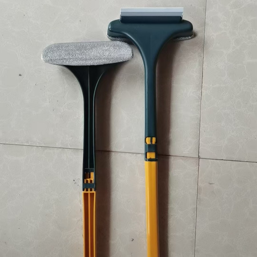 Pp Soft Bristle Screen Window Glass Cleaning Tool Multi-Functional Wet and Dry Glass Cleaning Household Cleaning Double-Sided Wiper