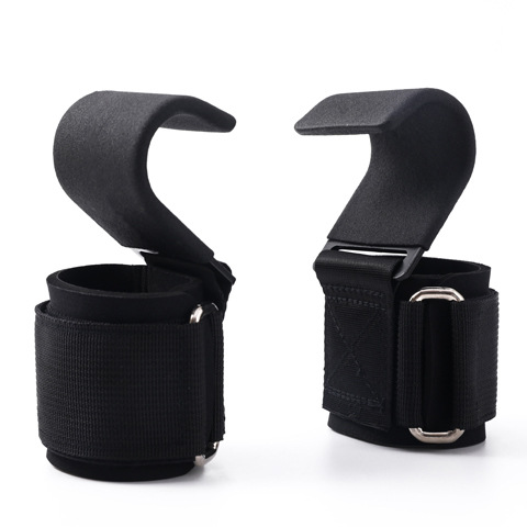 Horizontal bar pull-up booster hook fitness equipment training auxiliary belt barbell hard pull anti-slip double hook booster hook