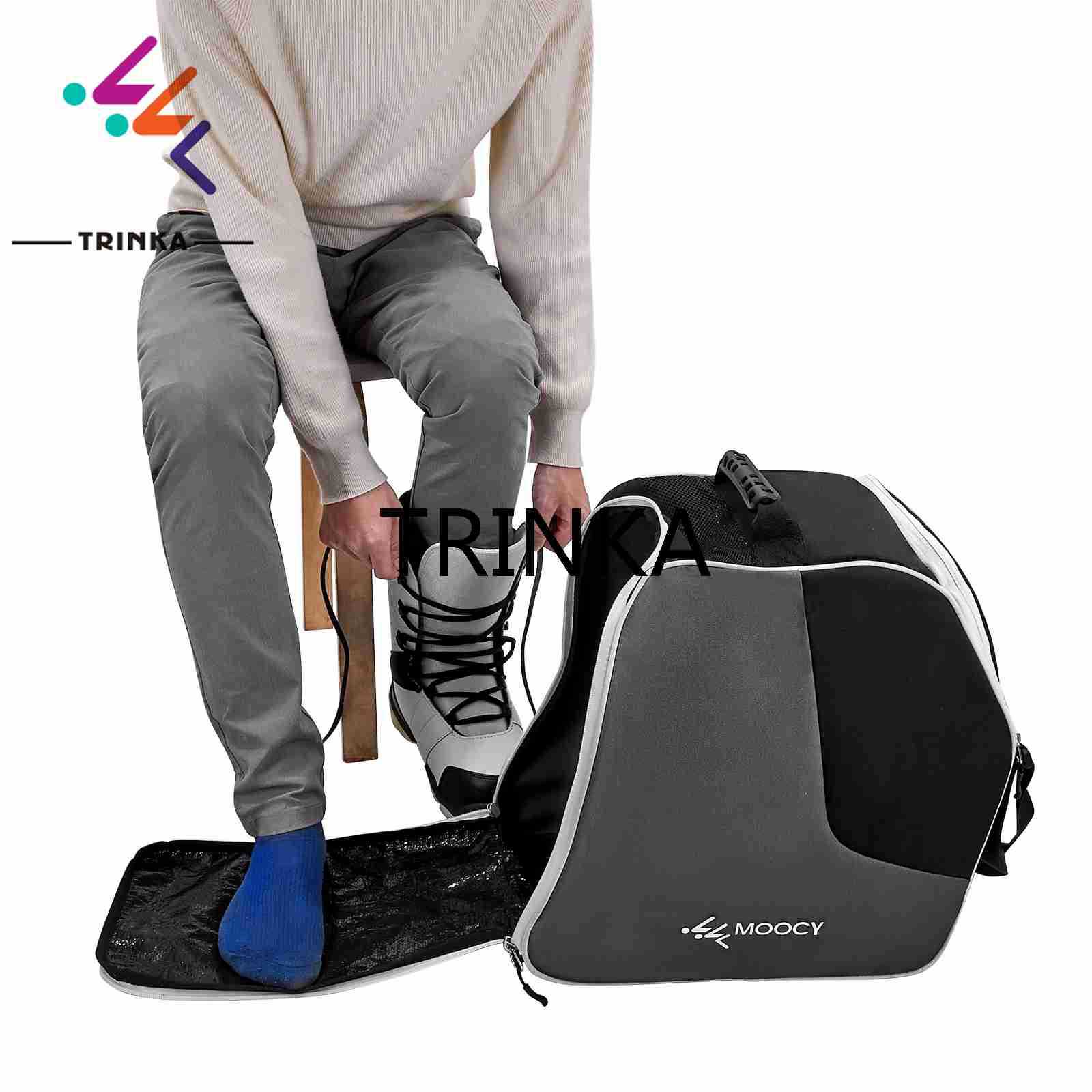 Ski Boots bag helmet goggles glove bag outdoor snow set black ski shoes storage winter