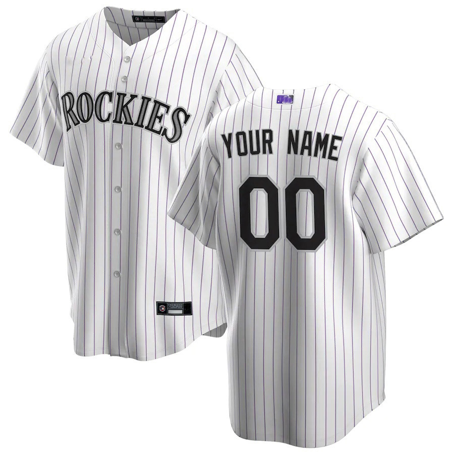 European and American Cross-Border Professional Baseball Uniforms, Softball Uniforms, American Game Baseball Shirts, Customized Colorado Rockies