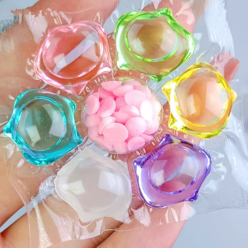 Семикамерные стиральные бусины, концентрированный стиральный порошок