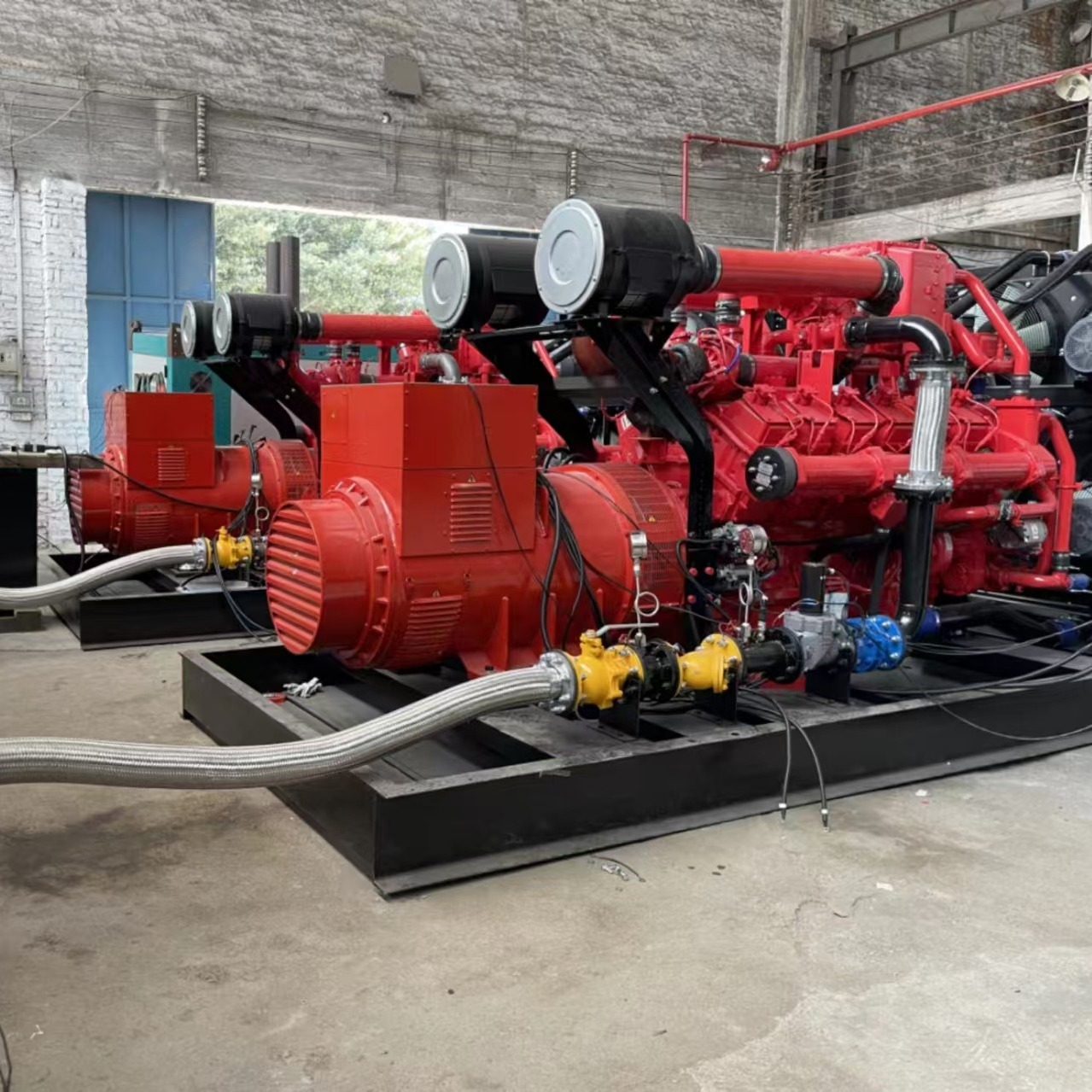 Gas Generator Set Pipeline Natural Gas Biogas Generator Brand Authorized Manufacturer Source Factory Compressed Gas