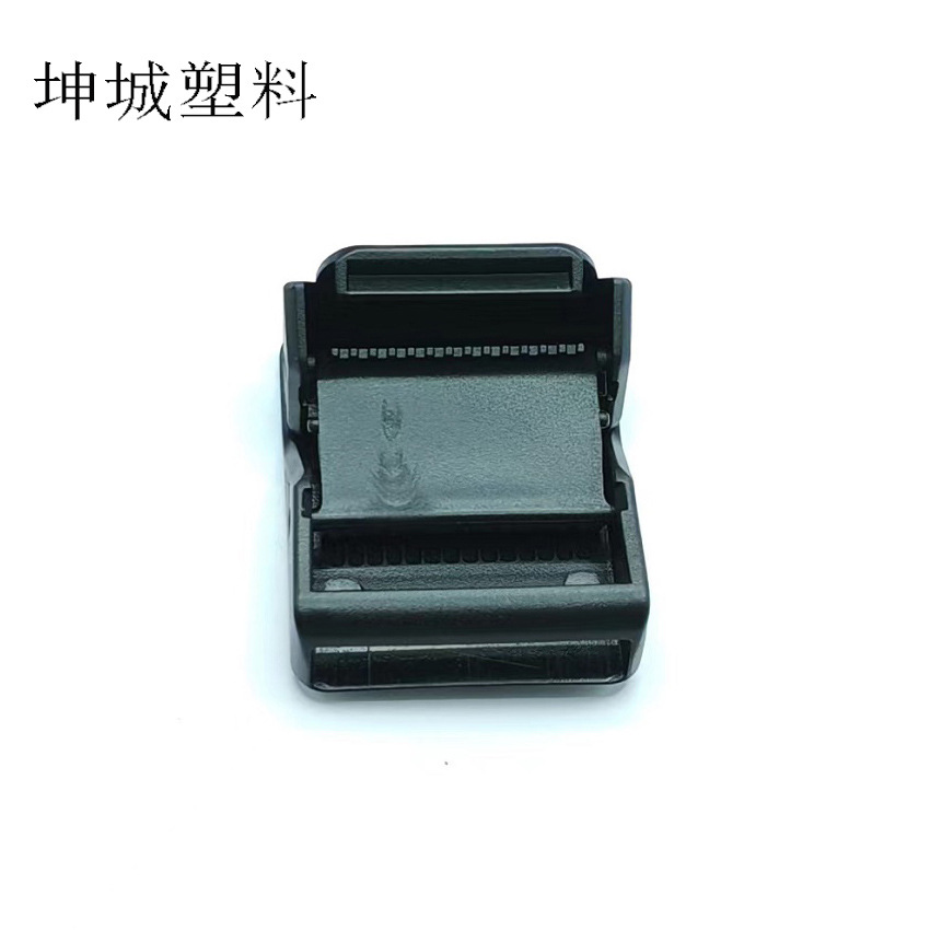 Wholesale plastic metal-free belt buckle head tactical belt buckle clip backpack fixed buckle black belt elastic buckle