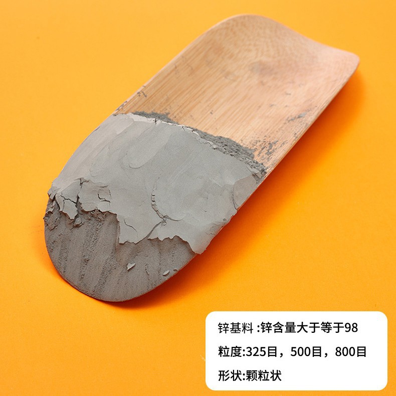 Recycled Resources Metallic Luster Gray Powder Zinc Particles 325 Mesh Zinc Base Manufacturer Supply Production Wholesale