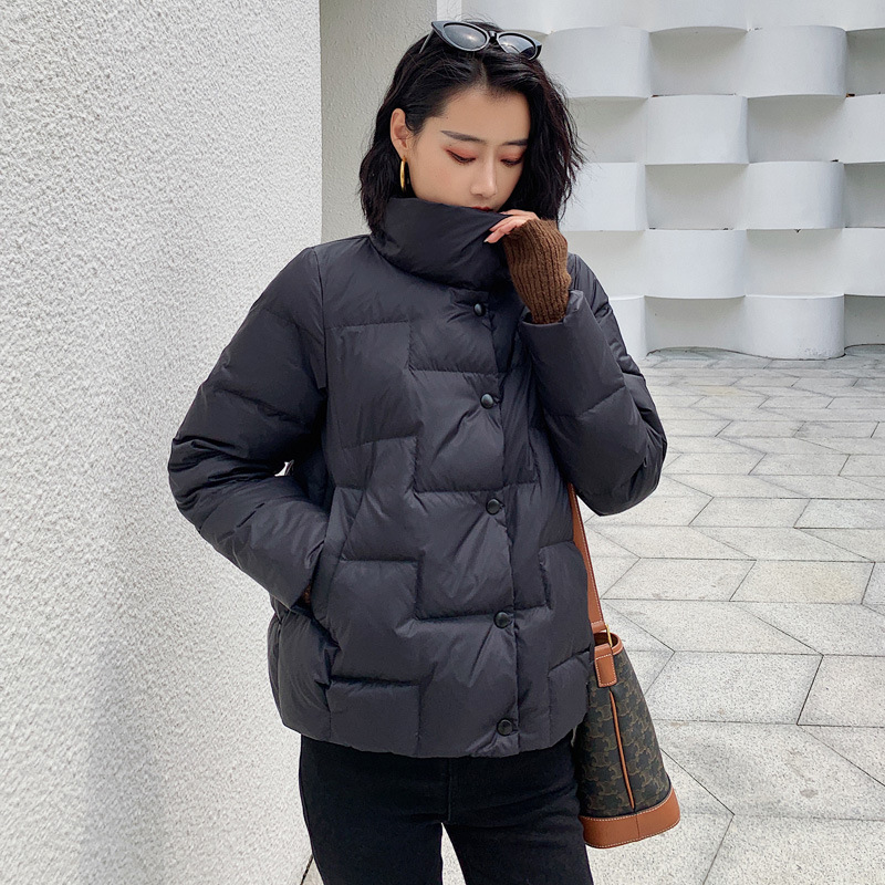 Ladder Style Light and Short 2023 New down Jacket for Women Loose Stand Collar Fashionable Women's Style Trendyy Jacket