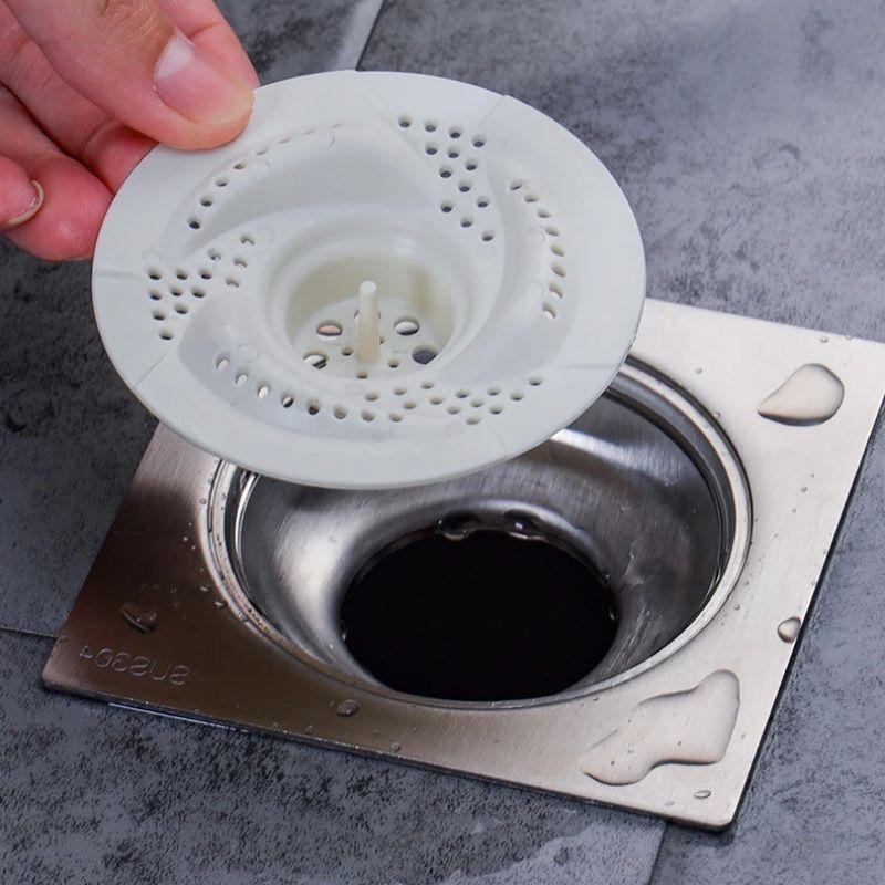 Japanese-style whirlpool floor drain filter bathroom sewer hair filter bathroom drainage hair-proof universal