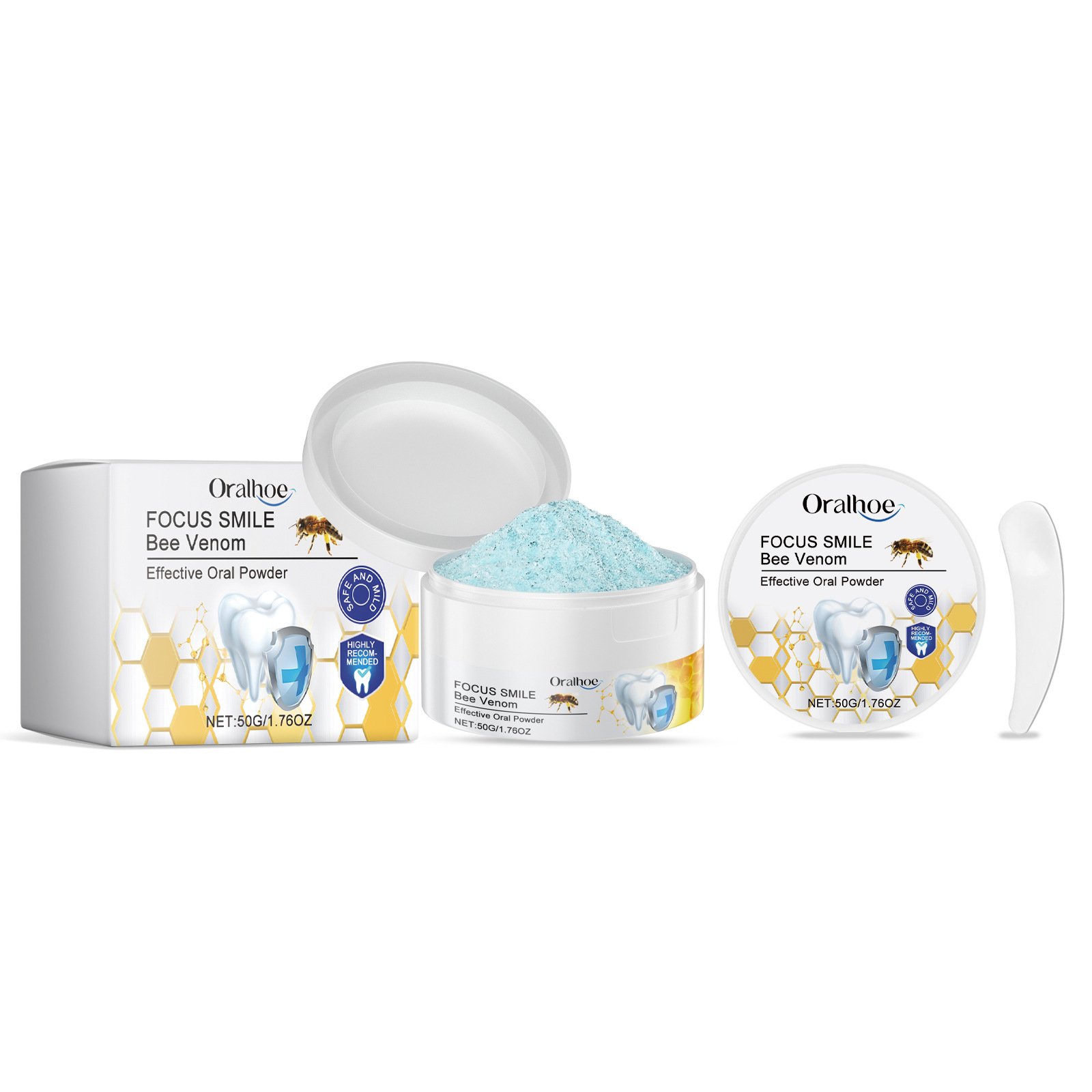 ORALHOE oral care toothcleaning powder fresh breath to remove odor to clean teeth to remove stains and shine oral hygiene care