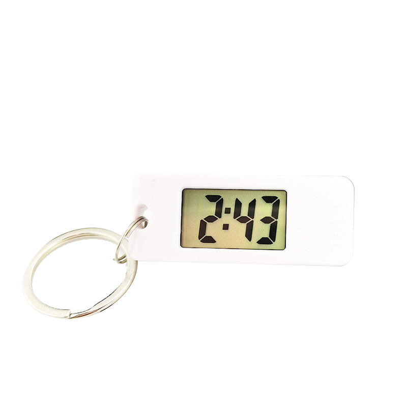 Student Keychain Table Creative Candy Color Mute Digital Electronic Watch Gift Portable Mini Clock