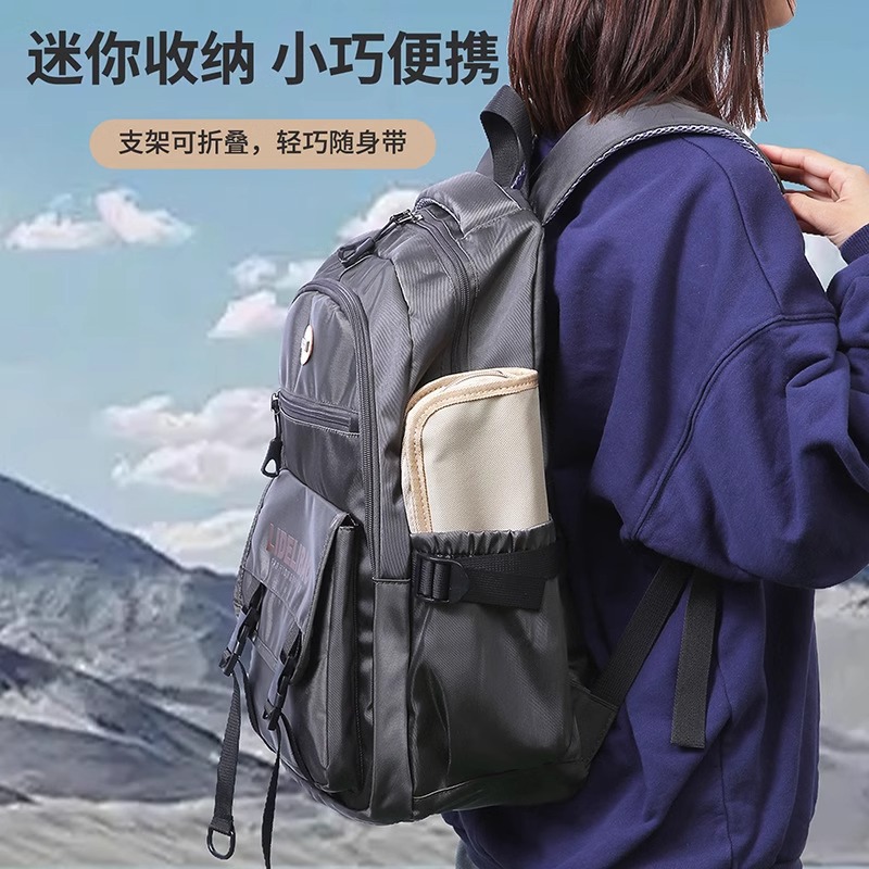 New Folding Camping Stool Portable Handbag Stool Outdoor Small Stool Queuing Artifact Picnic Stool Train Stool