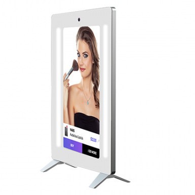 Desktop Smart Makeup Mirror Skin Condition Detection Touchable Ai Magic Mirror Smart Xiaodu Home Linkage Odm