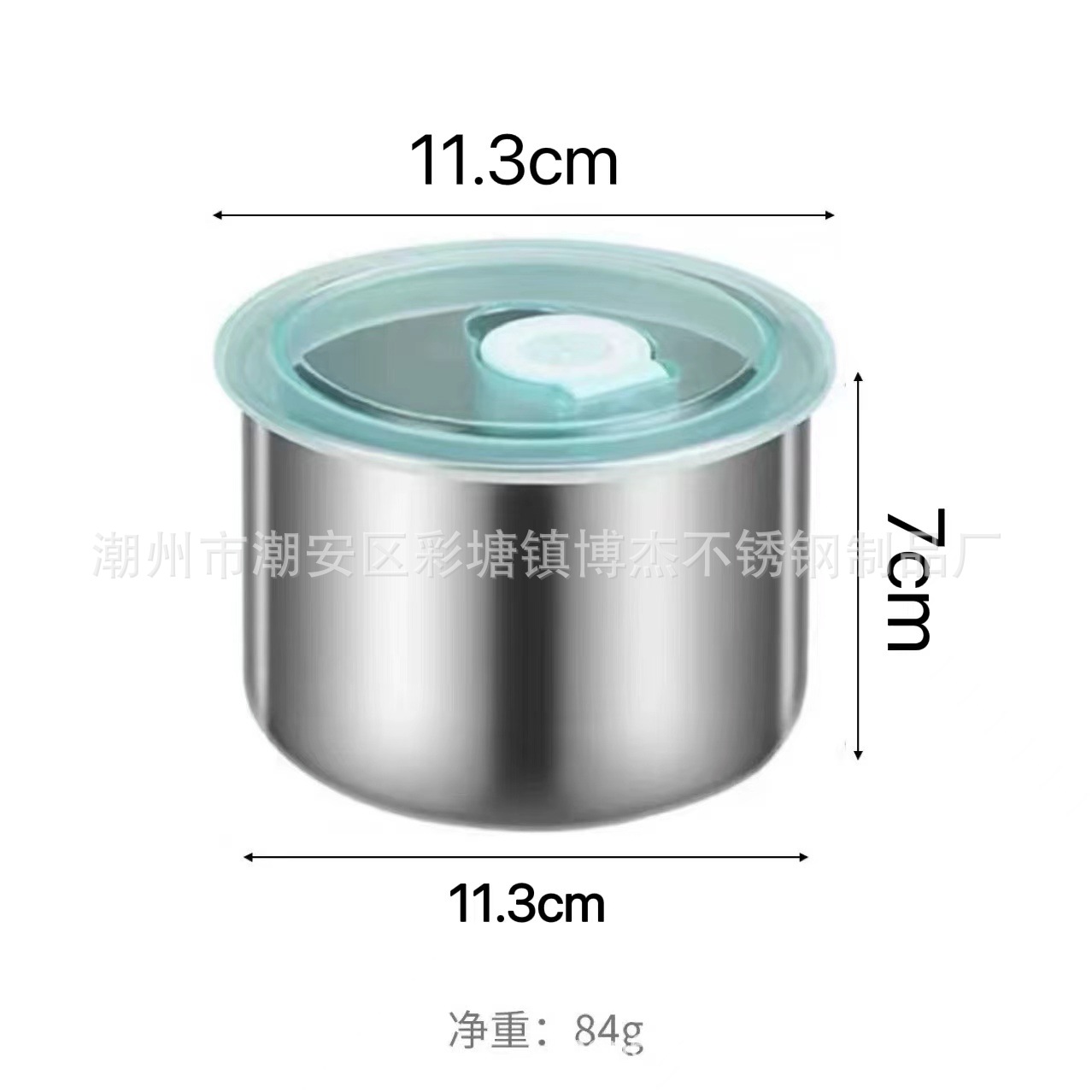 304 stainless steel 316 round sealed fresh-keeping box outdoor office workers packaging fresh-keeping bowl steamed eggs portable lunch box