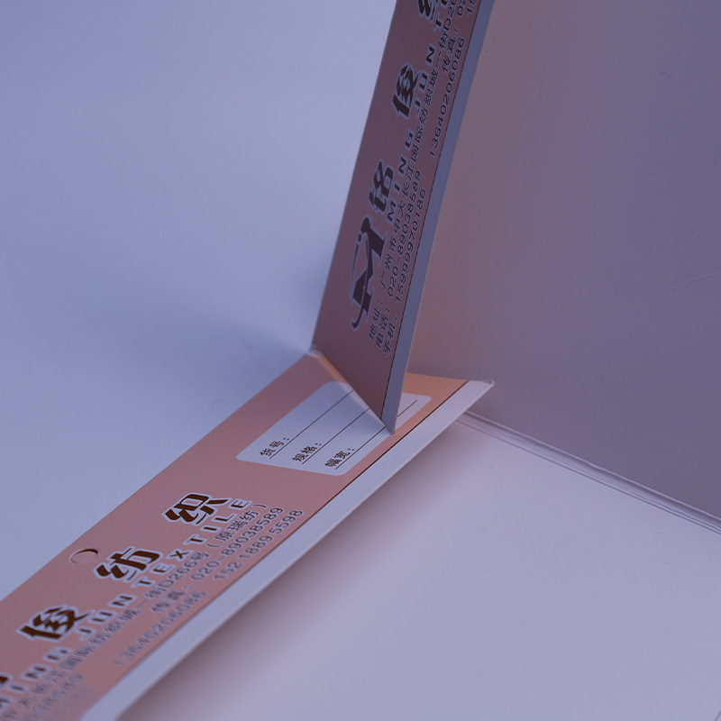 Hot Selling Customized Folding Cloth Card Textile Color Card Book Folding Page Fabric Color Card Sample Book Cloth Sample Book Printing