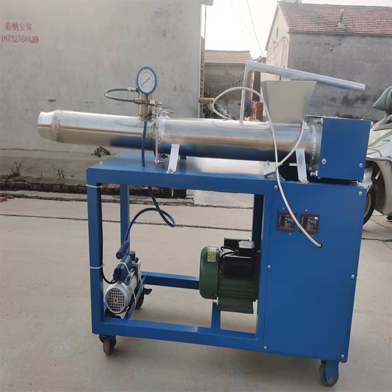 Pottery Clay Machine Stainless Steel Biaxial Vacuum Clay Machine Small Household Pottery Bar Teaching Pottery Equipment Clay Squeezer