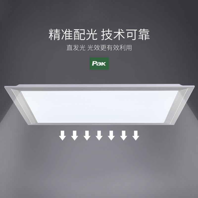 Sanxiong Aurora integrated ceiling led aluminum gusset panel 300x 600 embedded kitchen and bathroom flat panel light