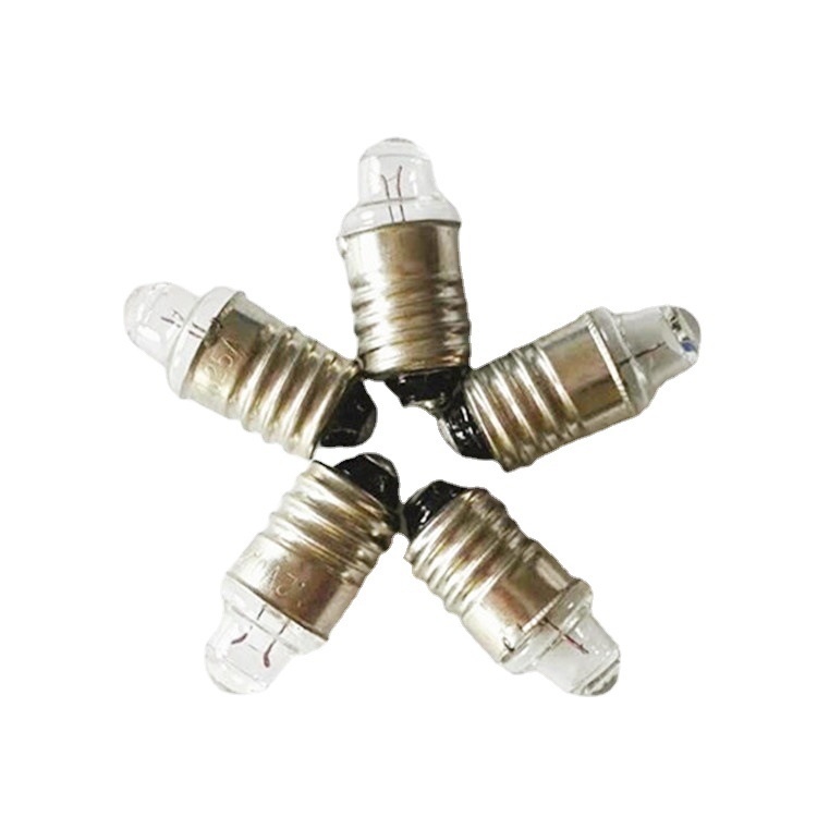 Лампа E10 с фокусировкой, 1.1V/0.25, 1.5V/0.25, 2.2V/0.25, кристаллическая лампочка E10