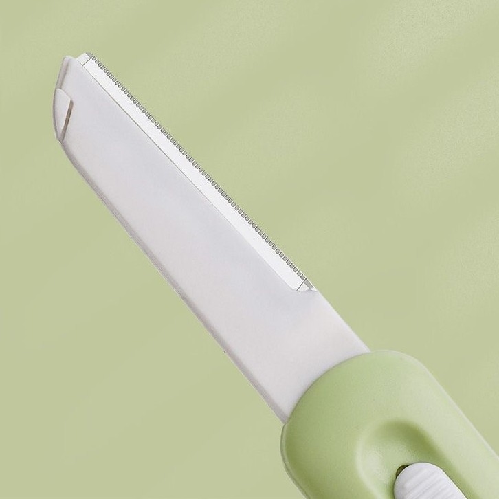 Xiaowang Manufacturer's New Unisex Push Shrink Macro Mesh Beginner's Beauty Tool Eyebrow Razor Eyebrow Razor