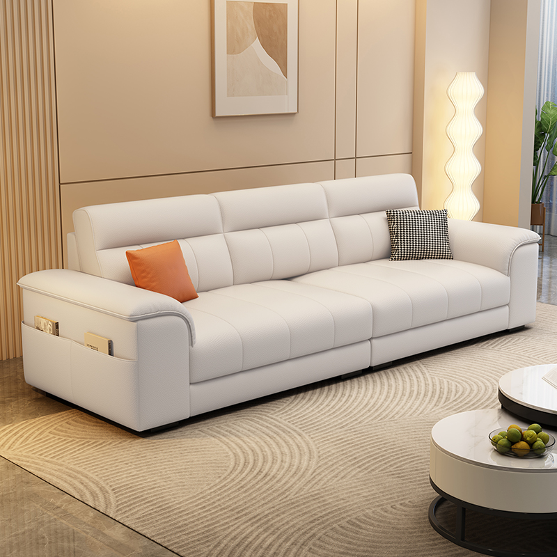 Французский кремовый стиль диван, для маленькой квартиры, легкий роскошный, из ткани