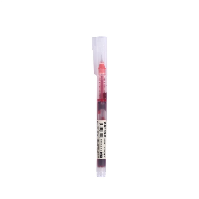 Direct Liquid Ball Pen Large Capacity Gel Pen Needle Pen Water-based Sign Pen Black Red Blue Student Supplies