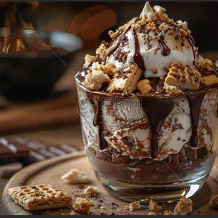 Biscuit Crumbs, Strawberry Crumbs, Ice Cream, Hot Milk, Birthday Cake Decoration, Korean Crispy Wheat Crisps, Chocolate Crisps