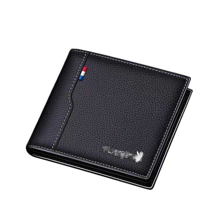 Мужской кошелек-кардхолдер, однослойный короткий кошелек, мужской кардхолдер, большой емкий кошелек