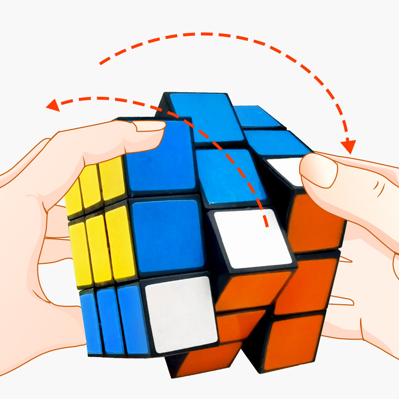 5.3cm third-order Rubik's Cube children's educational early education Rubik's Cube push gifts cross-border suit small toys factory wholesale